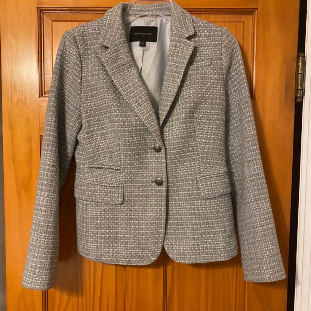 Checkered blazer